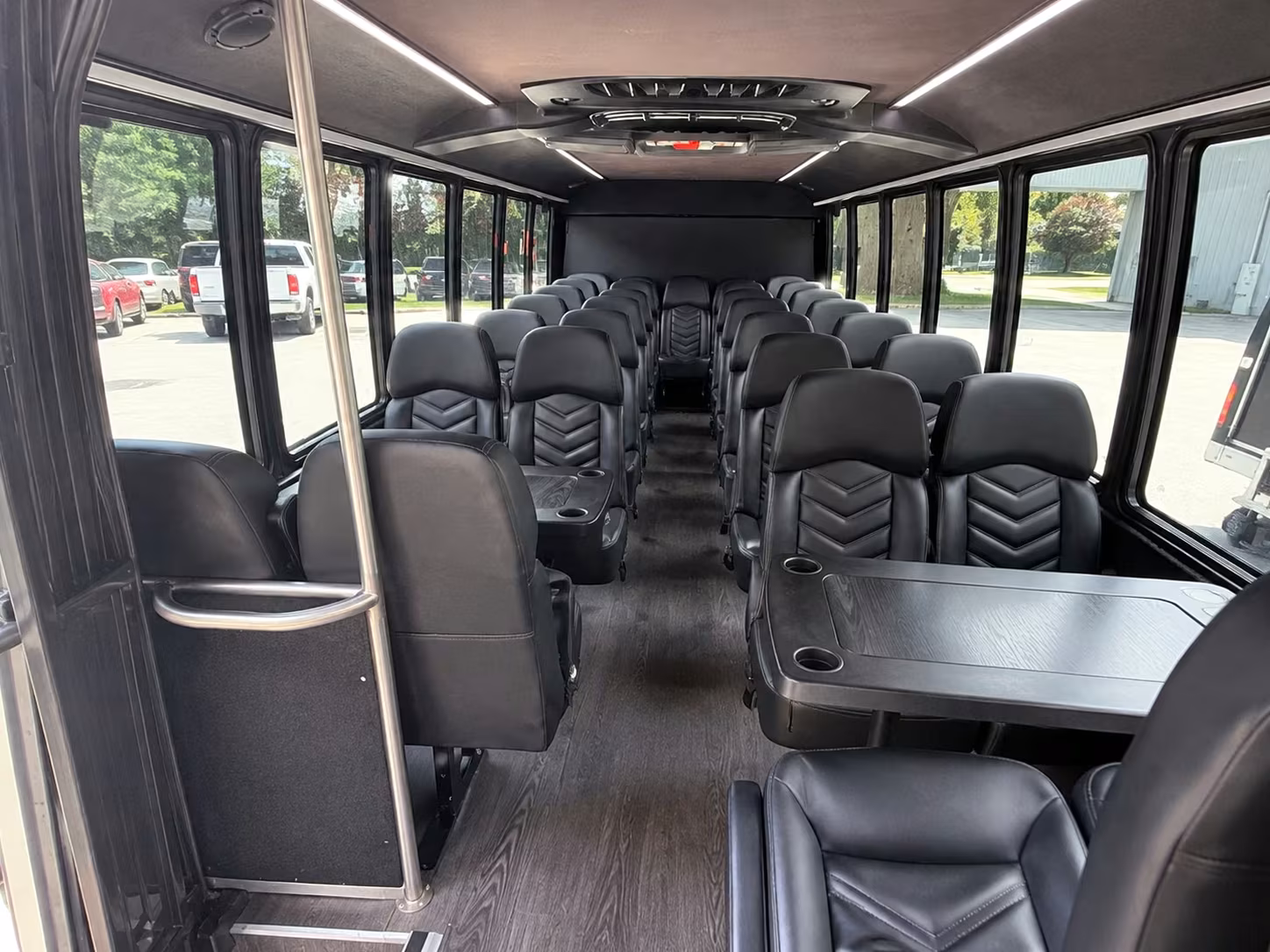 15 passenger minibus inside