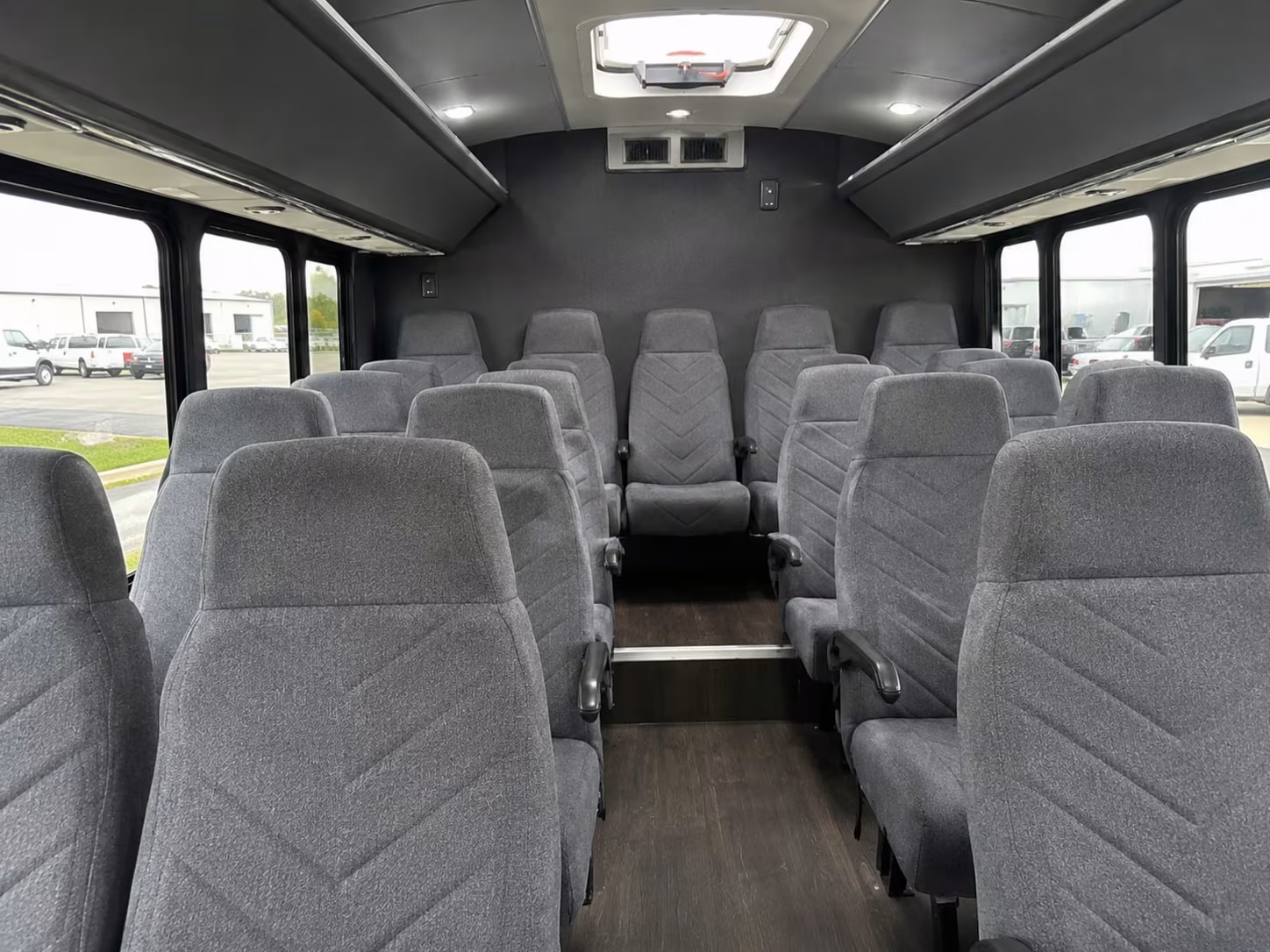 18 passenger minibus interior