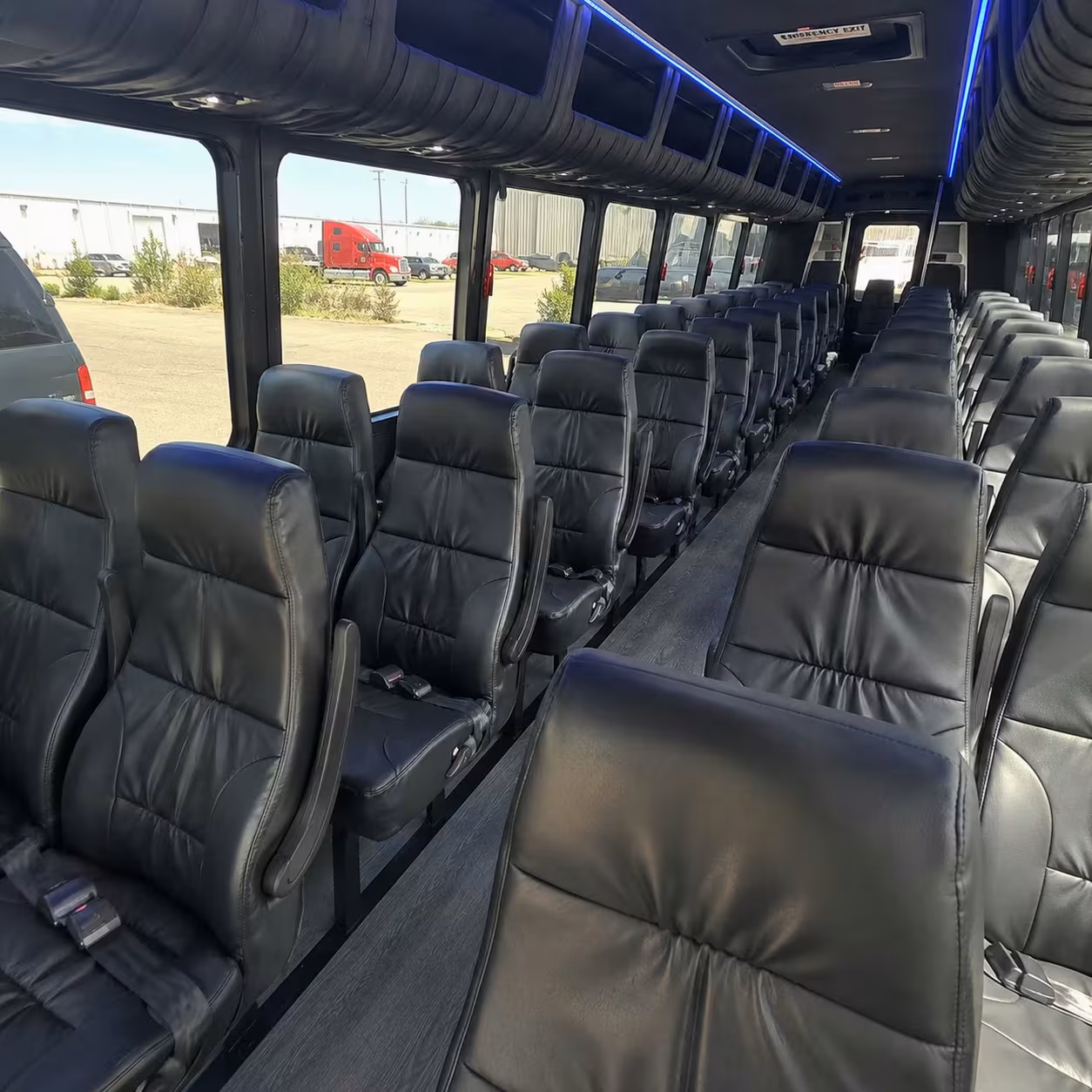 30 passenger minibus interior