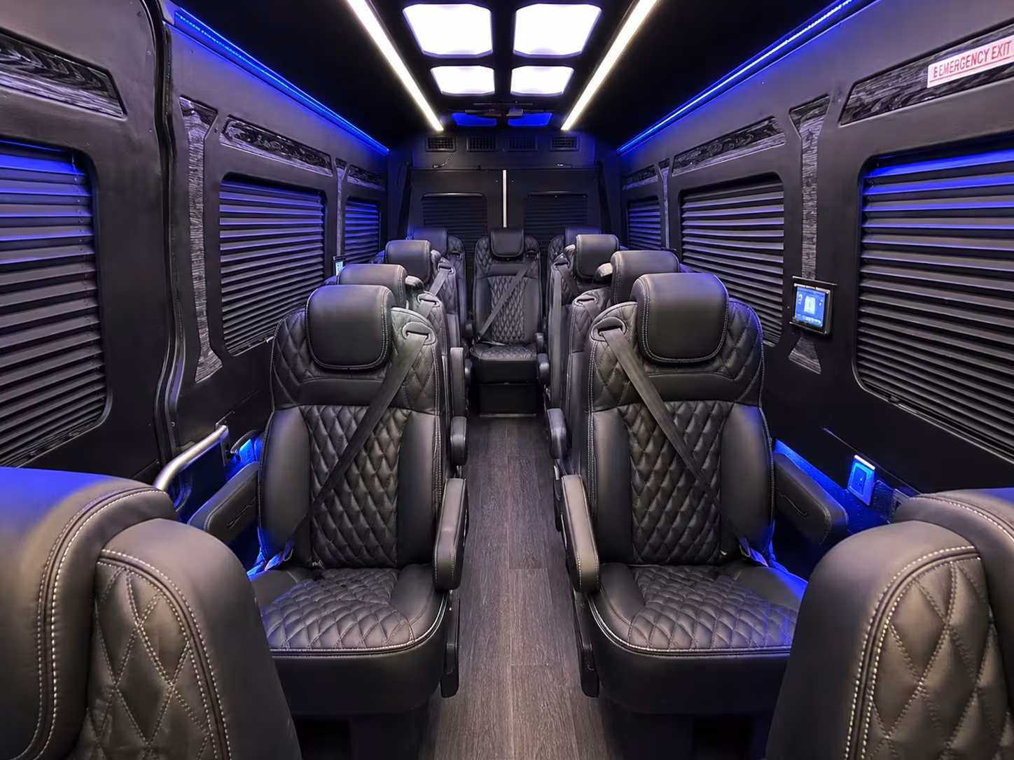 sprinter van with driver interior